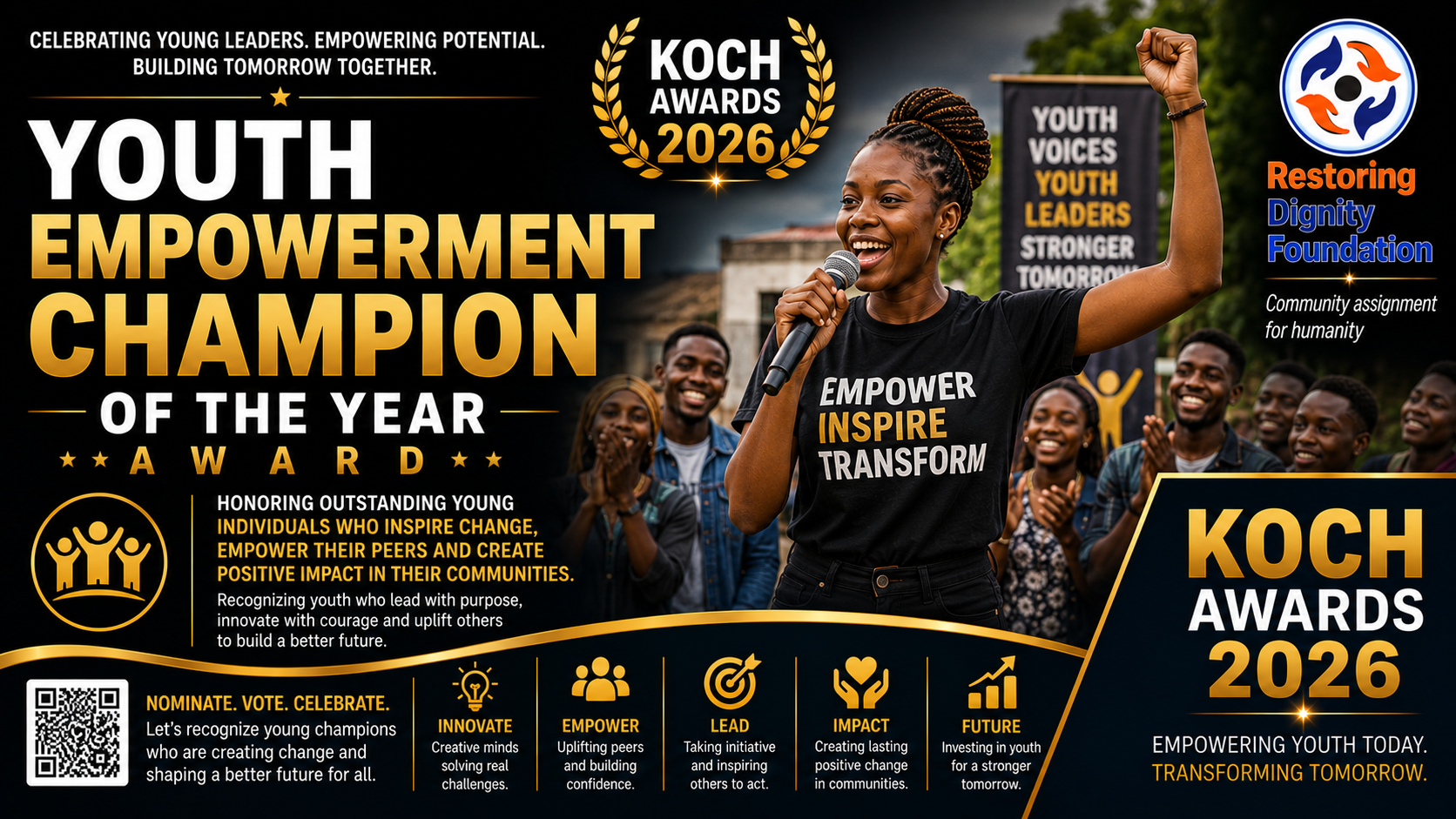 YOUTH EMPOWERMENT CHAMPION AWARD OF THE YEAR