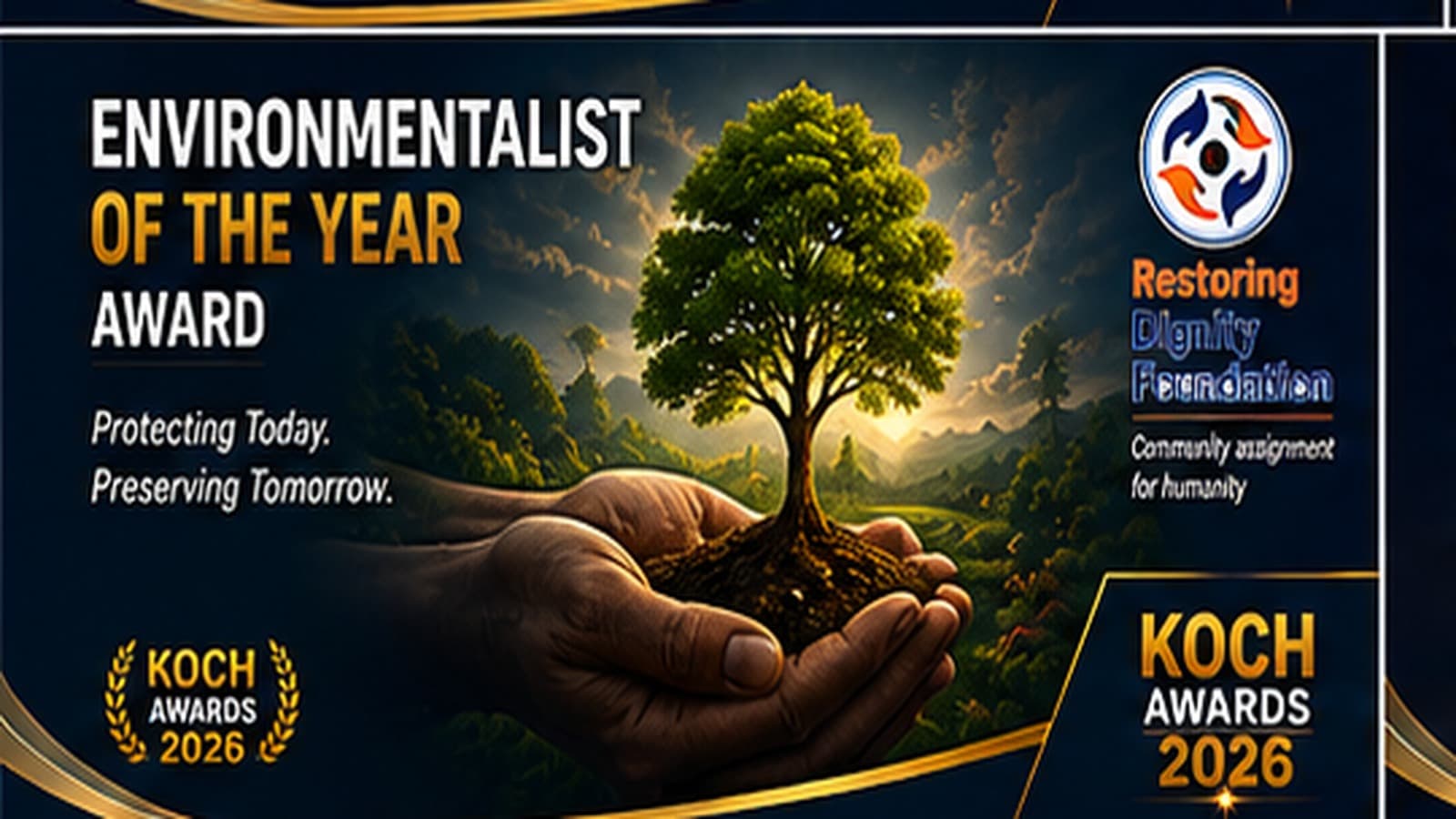 ENVIROMENTALIST OF THE YEAR  AWARD