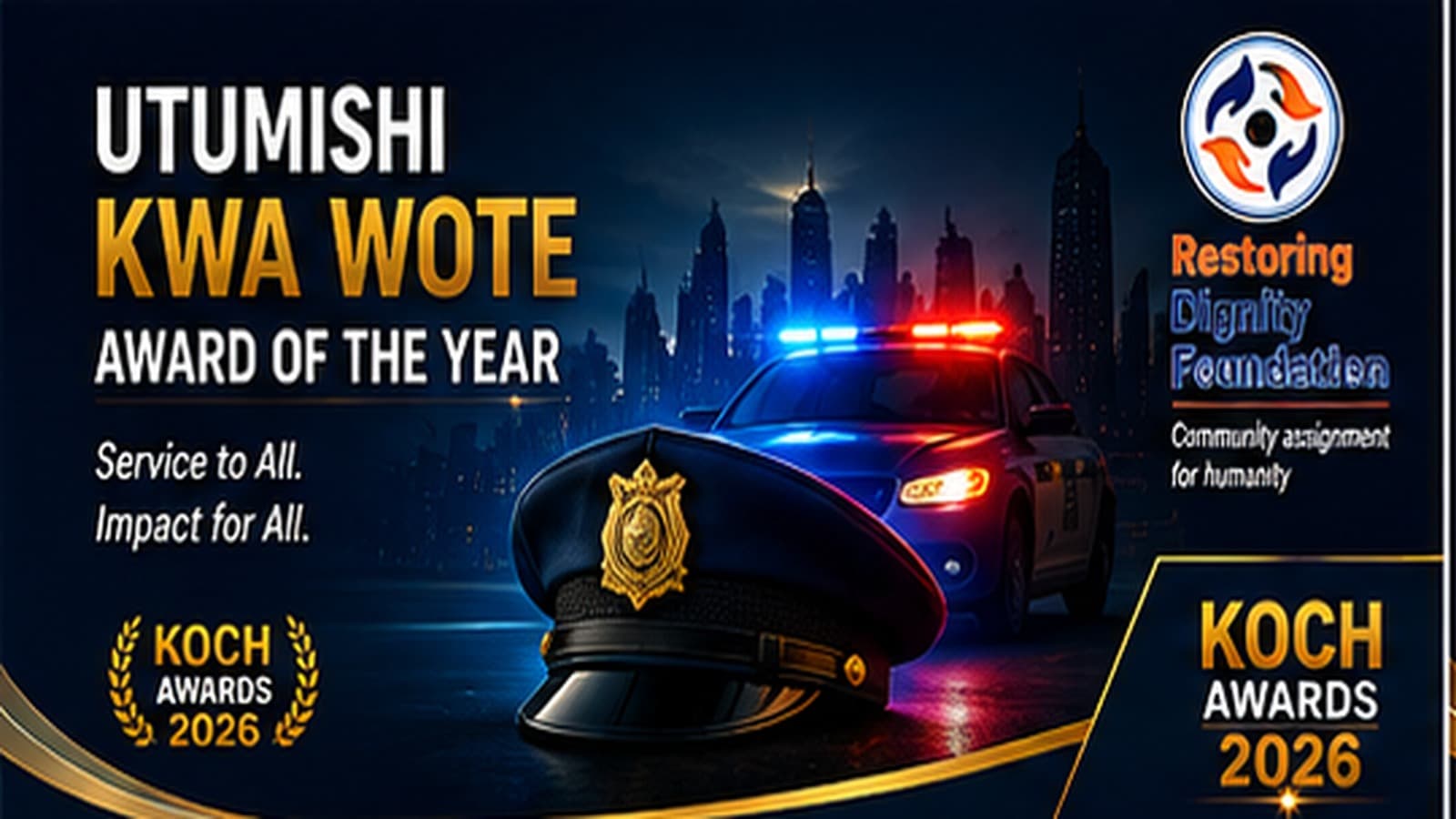 UTUMISHI KWA WOTE AWARD OF THE YEAR